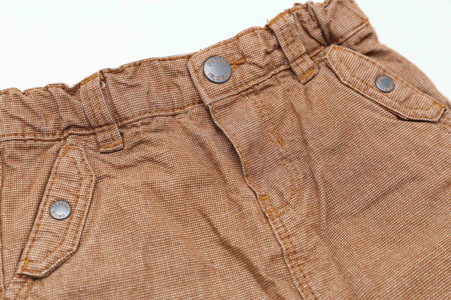 Wunderschöne braune Hose mit verstellbarem Bund (80-86)