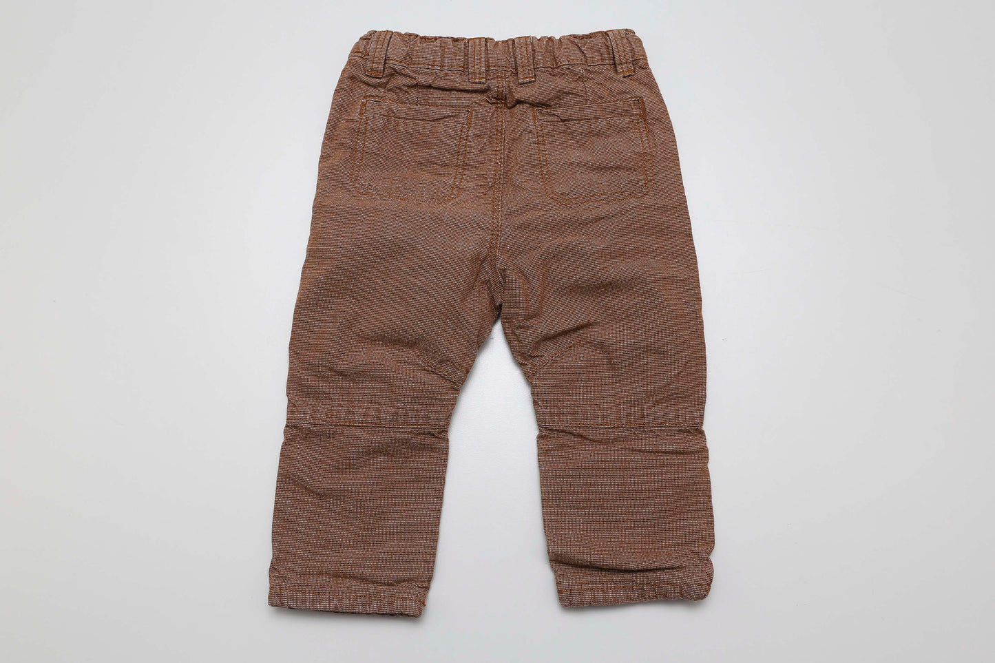Wunderschöne braune Hose mit verstellbarem Bund (80-86)