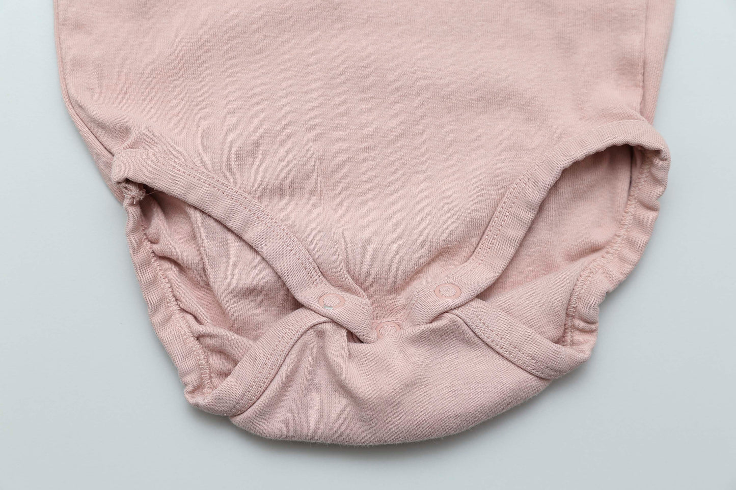 Rosa Langarmbody – 100 % Bio-Baumwolle (80)