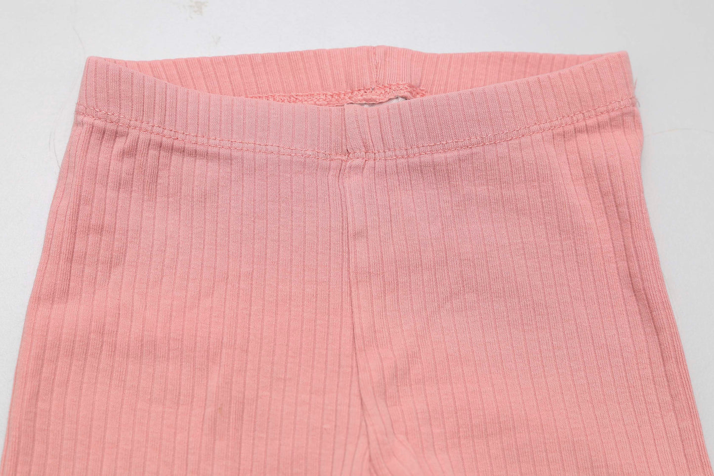Rosa Leggings aus geripptem Stoff – Bio-Baumwolle (74)
