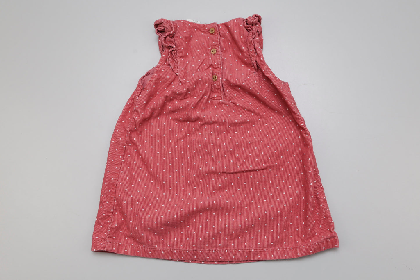 Cordkleid mit Rüschenärmeln (74)