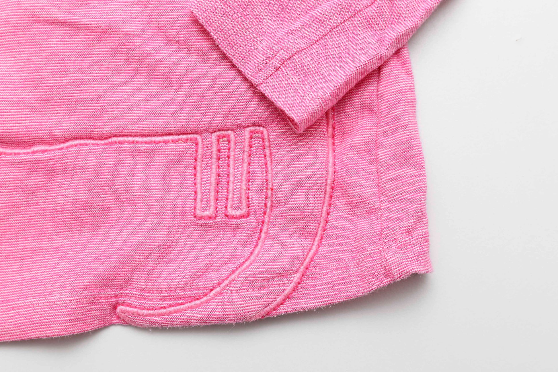 Rosa Langarmshirt mit Dinosauriermotiv (68) - KlugeMutti