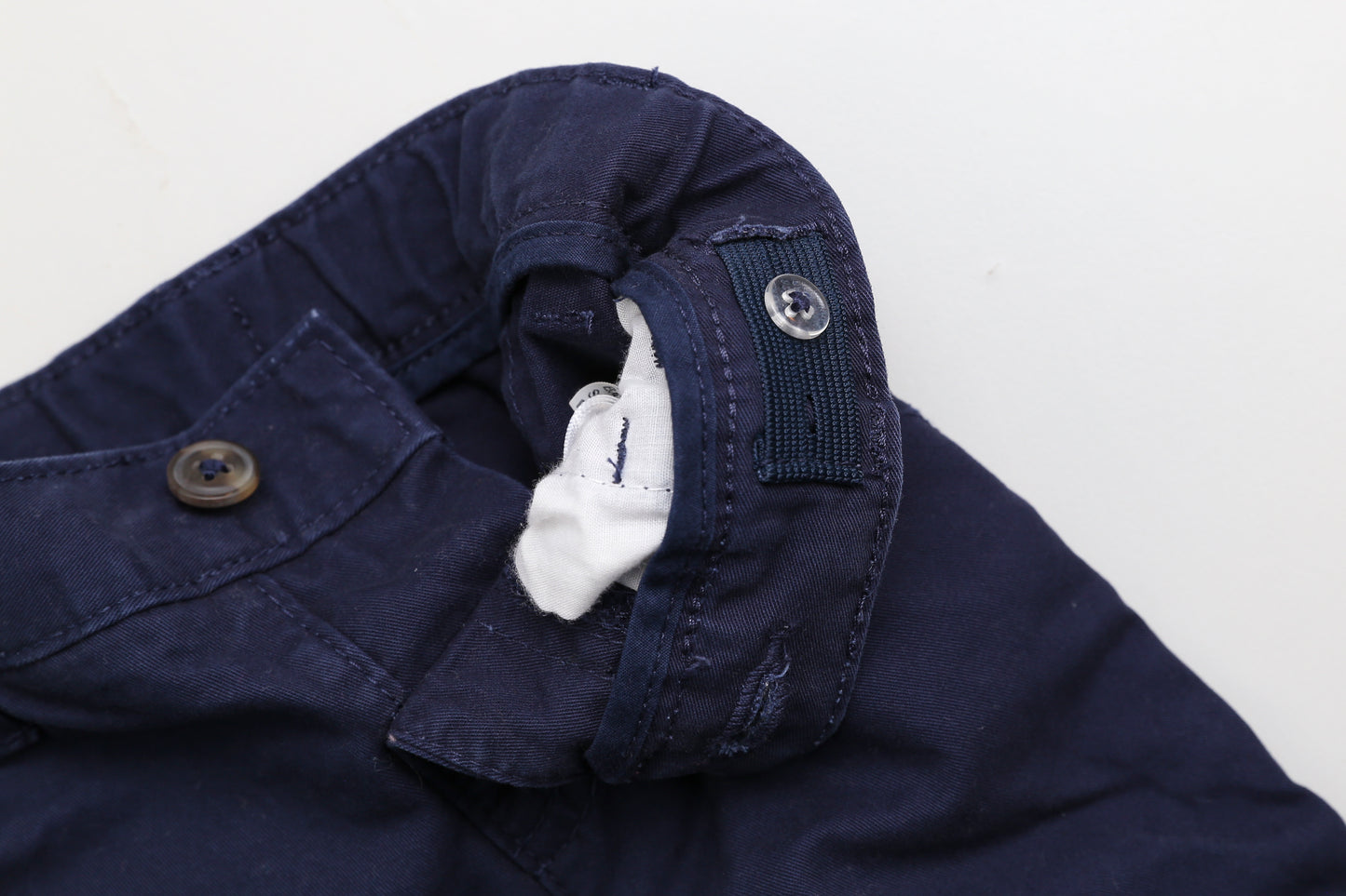 Jungen Set mit blauem Karohemd (74) - KlugeMutti