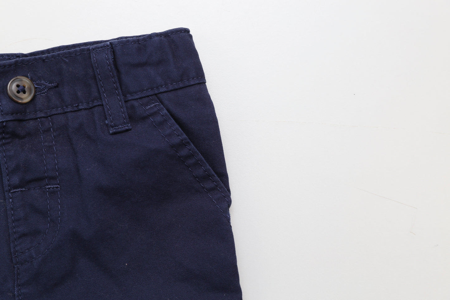 Jungen Set mit blauem Karohemd (74) - KlugeMutti