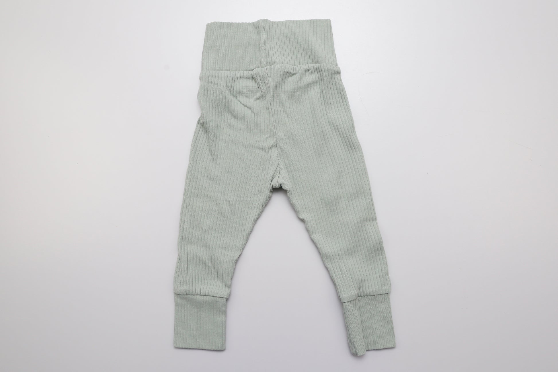 Helles grünes Bauchleggings aus Bio-Baumwolle (74) - KlugeMutti