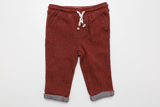 Gefütterte braune Hose (80)