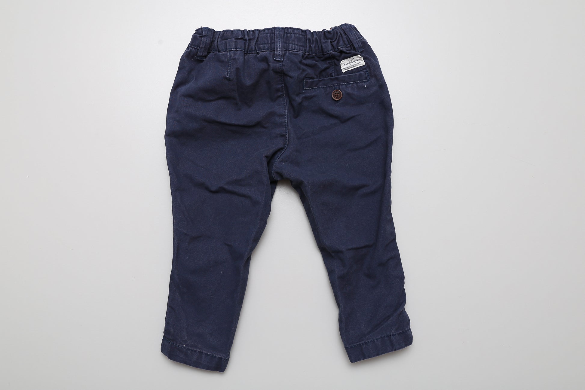 Dunkelblaue Hose mit verstellbarem Bund (80) - KlugeMutti
