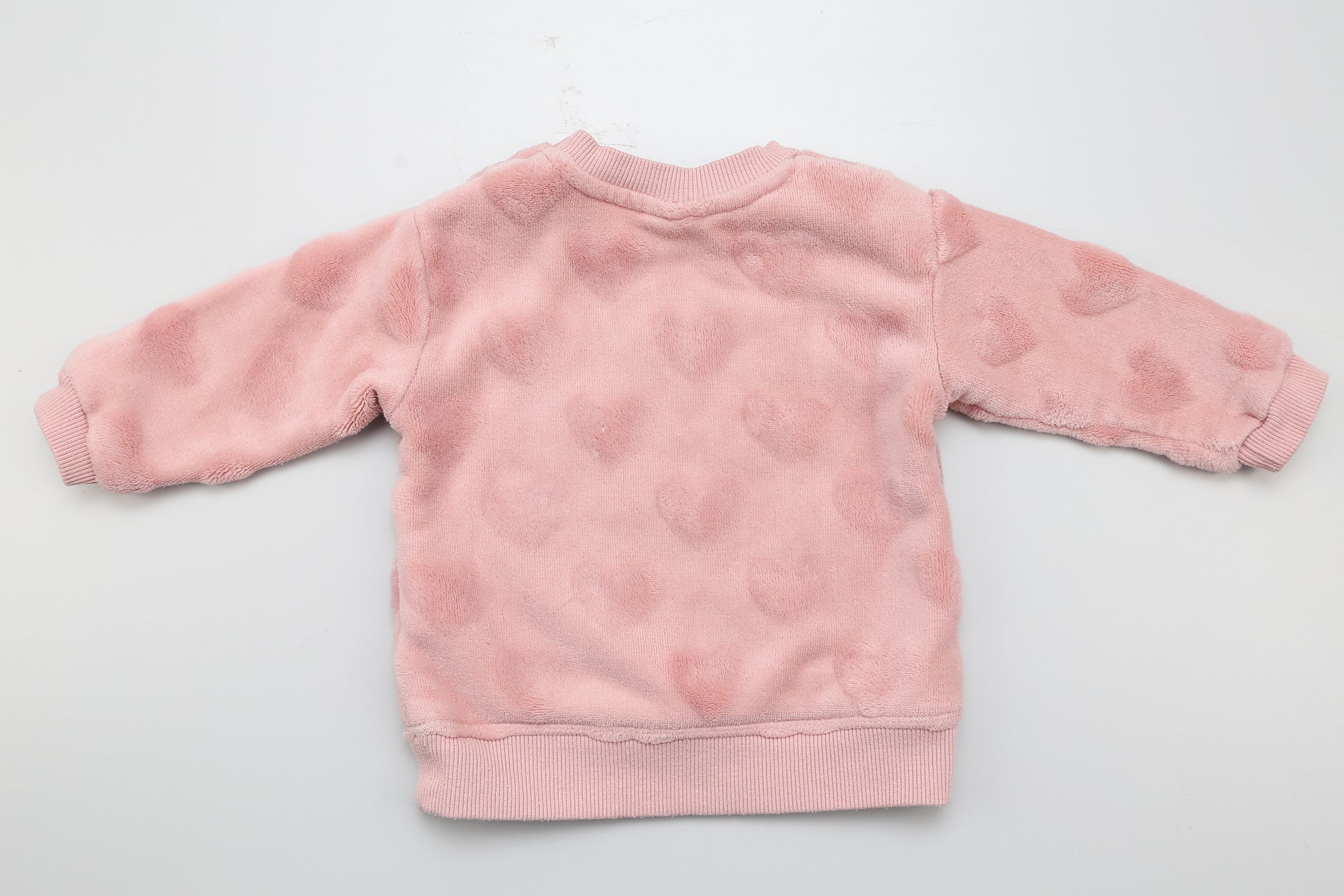 Kuscheliger, rosafarbener Pullover (68) - KlugeMutti