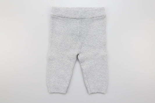 Graue Strickhose für Babys