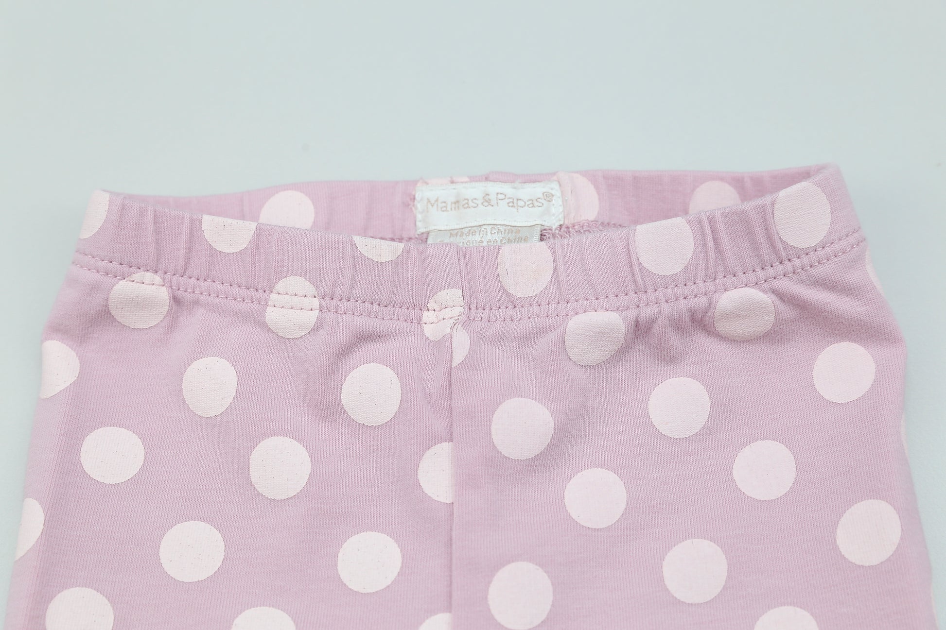 Lila Leggings mit Punkten (56) - KlugeMutti