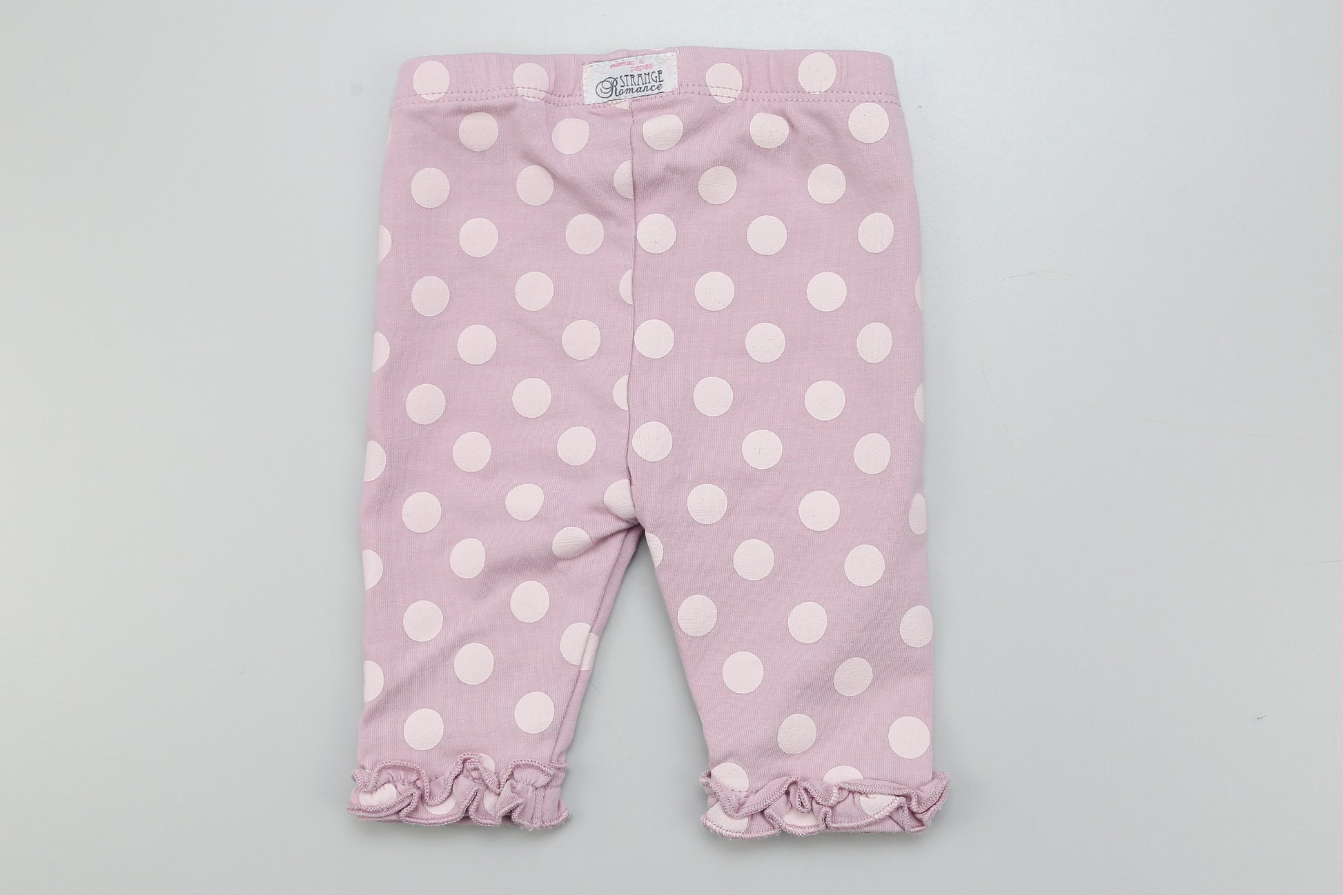 Lila Leggings mit Punkten (56) - KlugeMutti