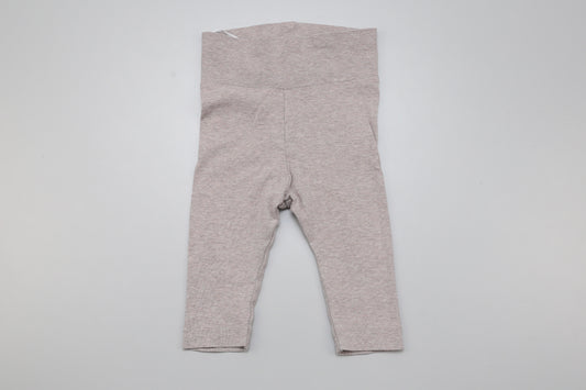 Helle braune Baby-Mitwachshose aus 100 % Bio-Baumwolle, weich und bequem, Größe 68


