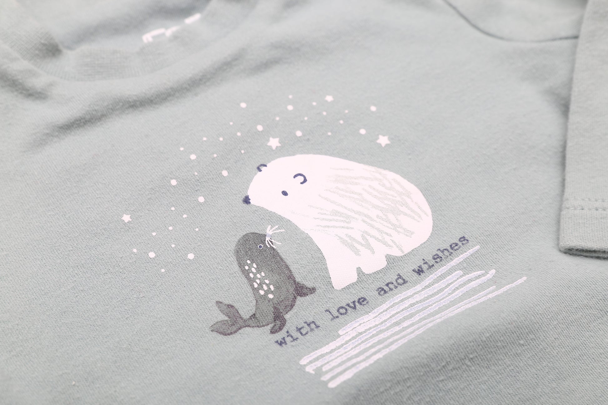 T-Shirt-Body mit Eisbärenmotiv (62) - KlugeMutti