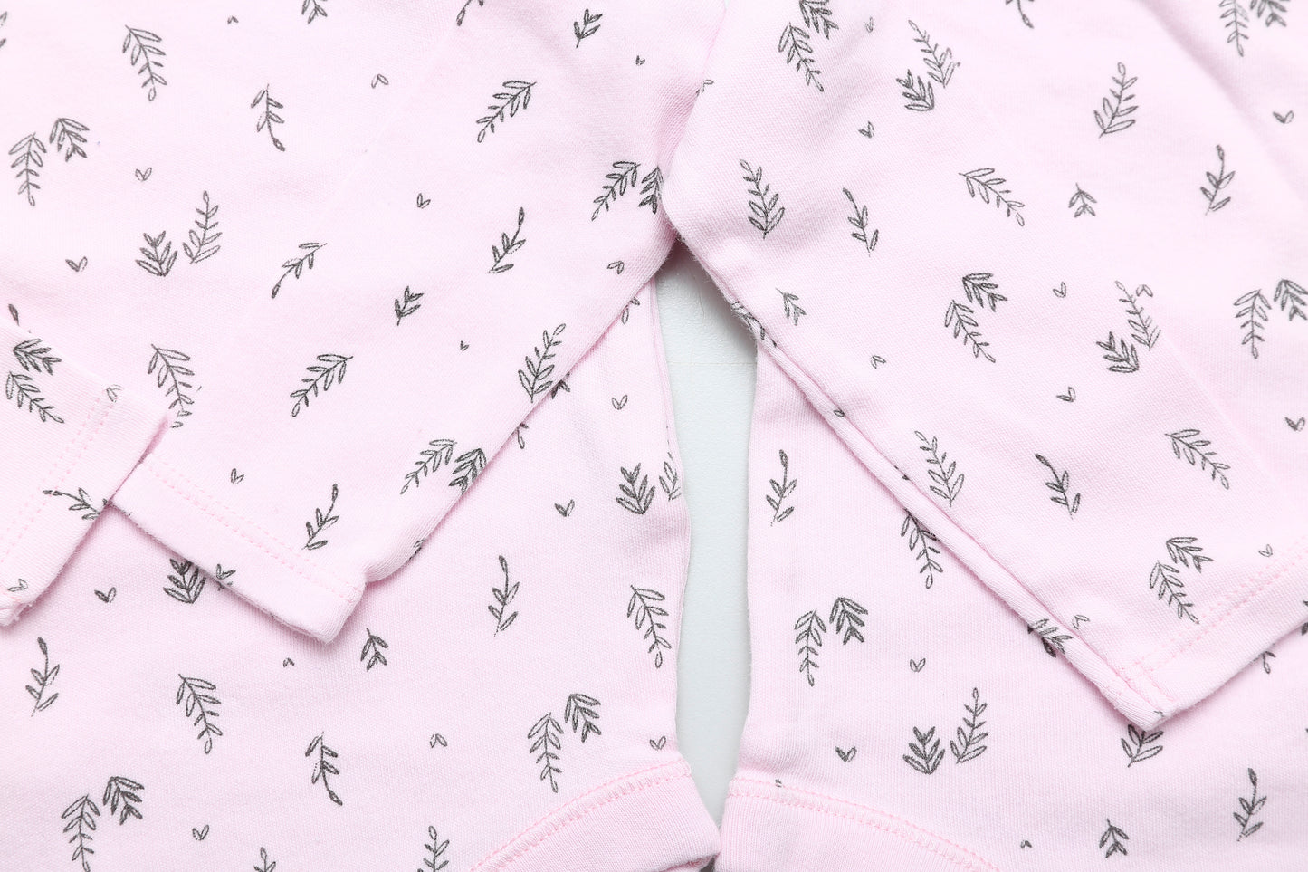 Rosa langärmliges Bodysset - KlugeMutti