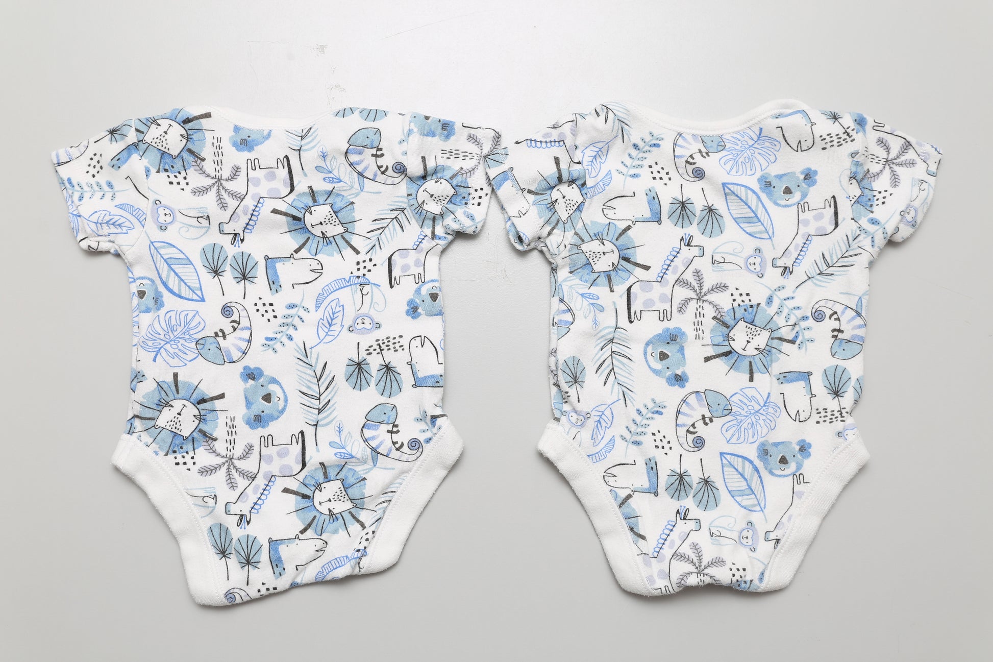 Neugeborenen Body-Set mit Tiermotiven (56) - KlugeMutti