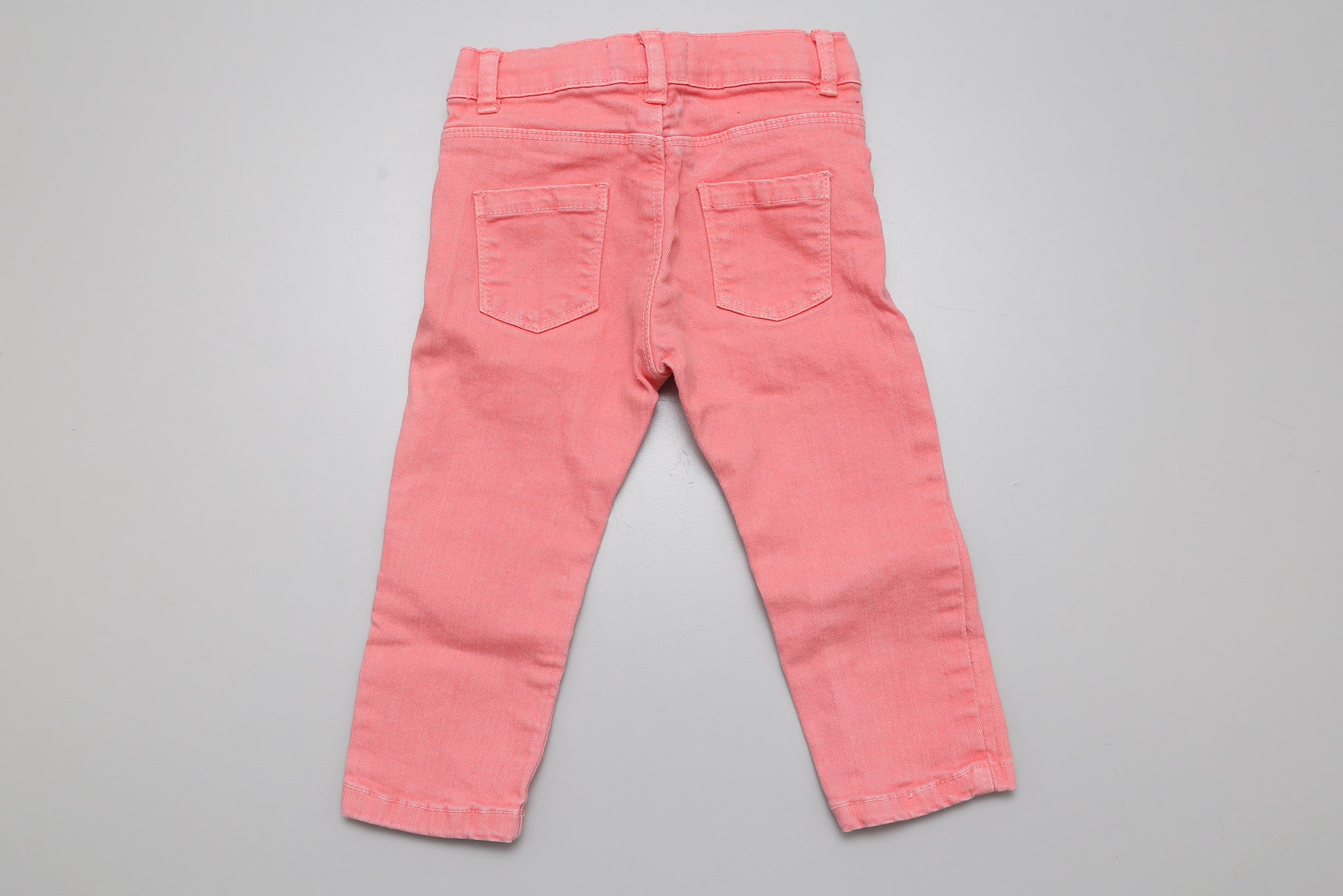 Rosa Jeans mit verstellbarem Bund (80) - KlugeMutti