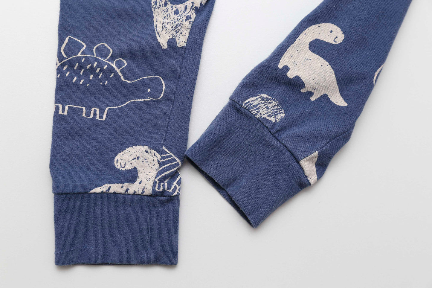 Blaue Babyhose mit Dinosaurier für Jungen (80)