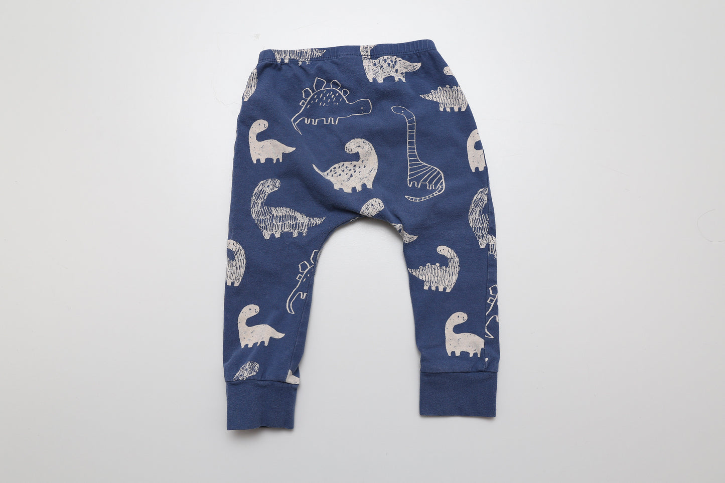 Blaue Babyhose mit Dinosaurier für Jungen (80)
